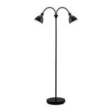 Ray double floor lamp | black