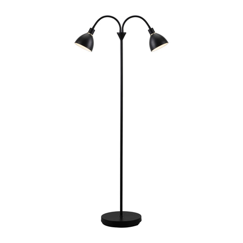 Ray double floor lamp | black