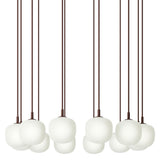 Rime pendant cluster ⌀12 | black