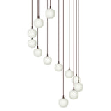 Rime pendant cluster ⌀12 | black