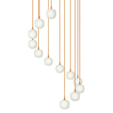 Rime pendant cluster ⌀12 | black