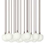 Rime pendant cluster ⌀12 | black