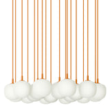 Rime pendant cluster ⌀12 | black