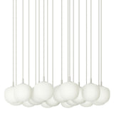 Rime pendant cluster ⌀12 | black