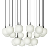 Rime pendant cluster ⌀12 | black