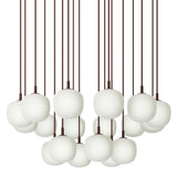 Rime pendant cluster ⌀12 | black