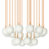 Rime pendant cluster ⌀12 | black