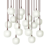 Rime pendant cluster ⌀12 | black