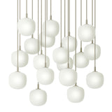 Rime pendant cluster ⌀12 | black