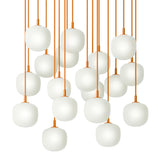 Rime pendant cluster ⌀12 | black