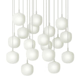Rime pendant cluster ⌀12 | black