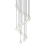 Rime pendant cluster ⌀12 | black