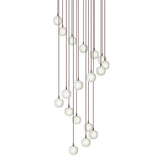 Rime pendant cluster ⌀12 | black