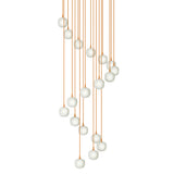 Rime pendant cluster ⌀12 | black