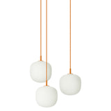 Rime pendant cluster ⌀18 | orange