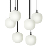Rime pendant cluster ⌀12 | black