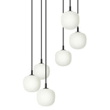 Rime pendant cluster ⌀12 | black