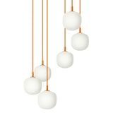 Rime pendant cluster ⌀12 | black