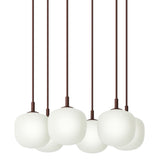 Rime pendant cluster ⌀12 | black