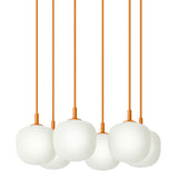 Rime pendant cluster ⌀12 | black