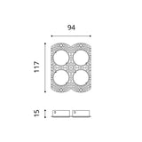 Shot Light trimless XS ⌀3 IP54 | black