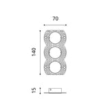 Shot Light trimless XS ⌀3 IP54 | black