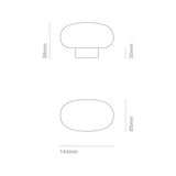 Sight oval base IP65 | pebble grey