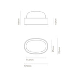 Sight oval IP65 | satin nickel