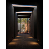 Slim mini outdoor wall IP65 | textured grey