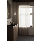 Noor pendant ⌀12-⌀18-⌀24 | white and black chrome