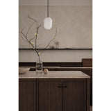 Noor pendant ⌀12-⌀18-⌀24 | white and black chrome