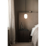 Noor pendant ⌀12-⌀18-⌀24 | white and black chrome