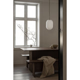 Noor pendant ⌀12-⌀18-⌀24 | white and black chrome