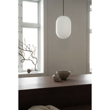 Noor pendant ⌀12-⌀18-⌀24 | white and black chrome