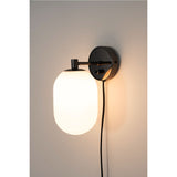 Noor wall | white and black chrome