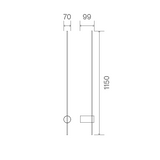 Essence wall small | brass