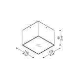 Kura 9 surface IP65 | white