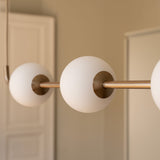 Audrey linear pendant | brass
