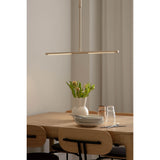 Omni ceiling lamp | plated brass
