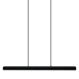 Hazel Branch linear pendant | white and brushed steel