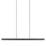 Hazel Branch linear pendant | white and brushed steel