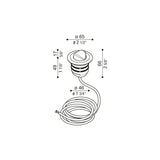 Trim recessed CNC 50 IP67 | sandblasted grey