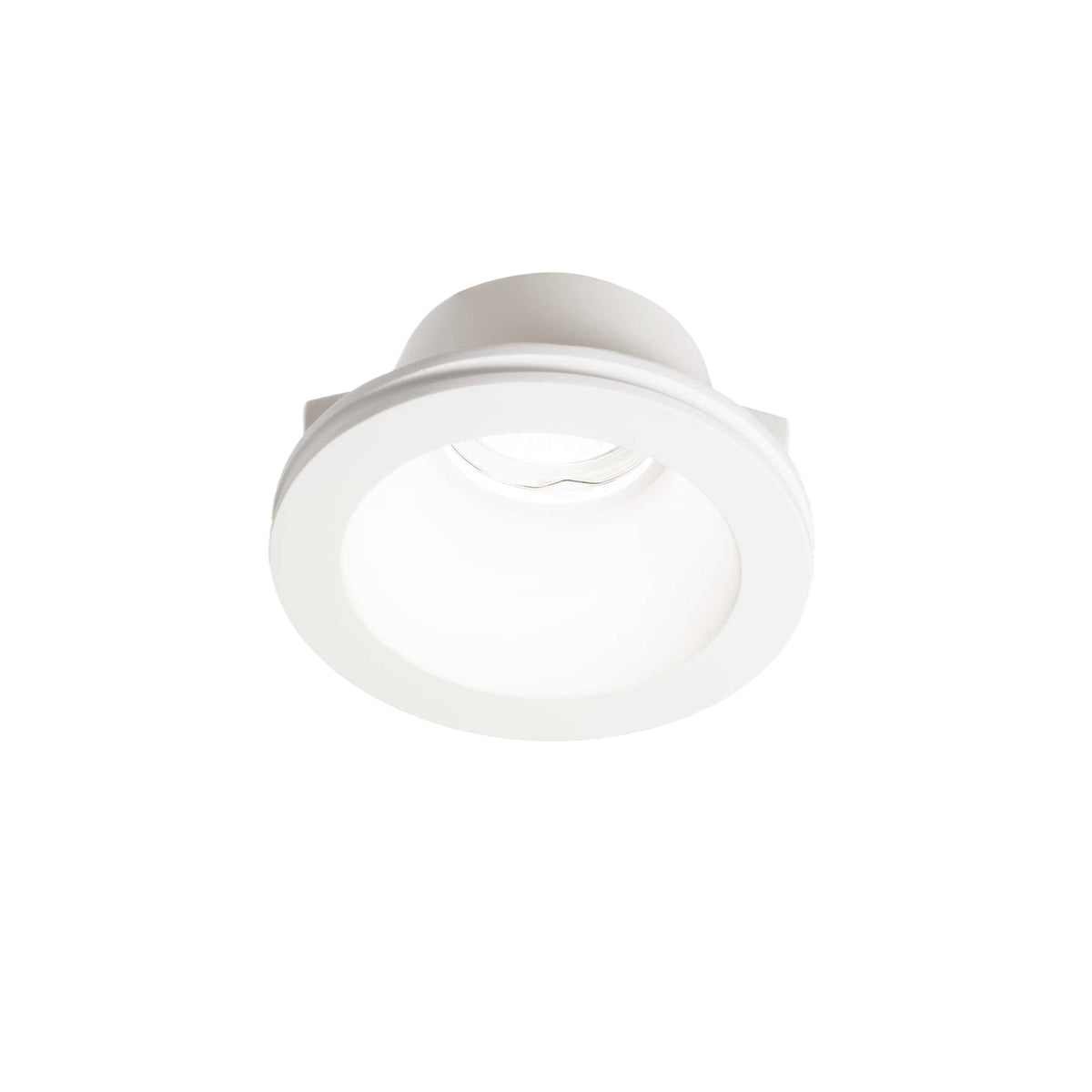 Fiplaster Samba round fi plaster spotlight - iluminação técnica spot aplique teto ...