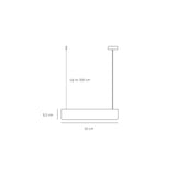 Beau 50 pendant | black