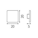 Cover square | 15 black - Normo