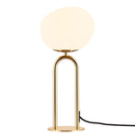 Shapes table | opal white brass - Normo
